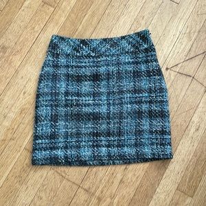 Loft plaid skirt